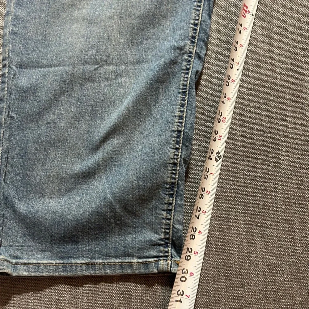 Levis 541 Athletic Taper Mens 52x30 Blue Medium Wash Stretch Denim Jeans